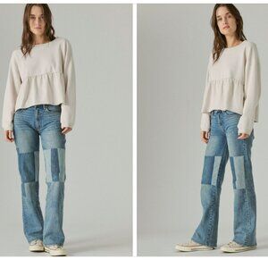 Patchwork Boyfriend Jeans 6/28